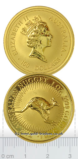 Australian Nugget Gold Coin