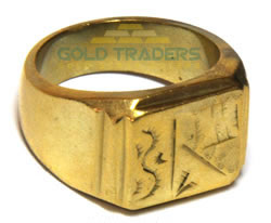 A fake gold ring