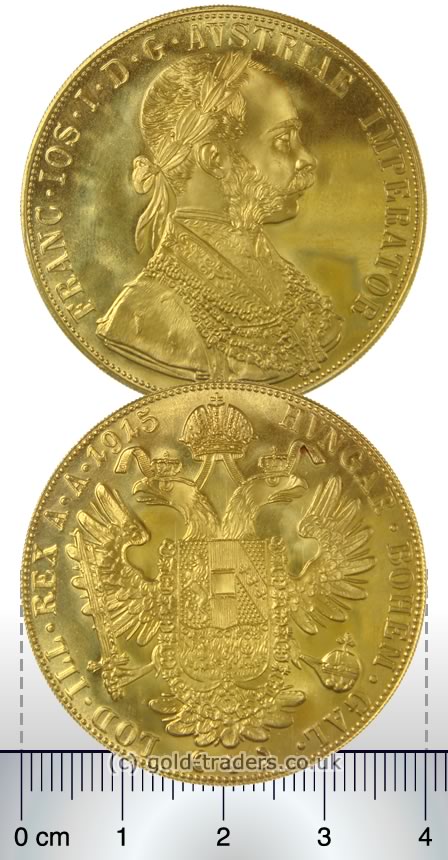 Austrian 4 Ducat gold coin